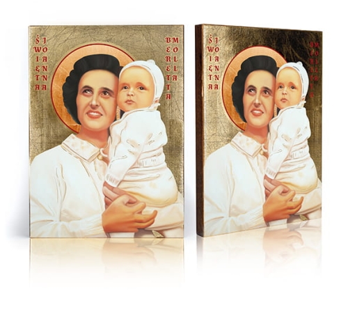 Ikona Religijna Święta Joanna Beretta Molla - GAR IP-3871 - Dewocjonalia P.H. Jakóbczak - Katolicki sklep liturgiczny i hurtownia