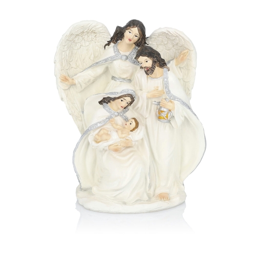 Figurka - Św. Rodzina - Anioł - 14 cm - Classic - JS JS94134-1C - Dewocjonalia P.H. Jakóbczak - Katolicki sklep liturgiczny i hurtownia