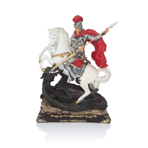 Figurka - Św. Jerzy - 30 cm - JS ZY18084-12 - Dewocjonalia P.H. Jakóbczak - Katolicki sklep liturgiczny i hurtownia