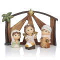Szopka bożonarodzeniowa - Kids - 12 cm - Classic - JS ZY18043TK - Dewocjonalia P.H. Jakóbczak - Katolicki sklep liturgiczny i hurtownia