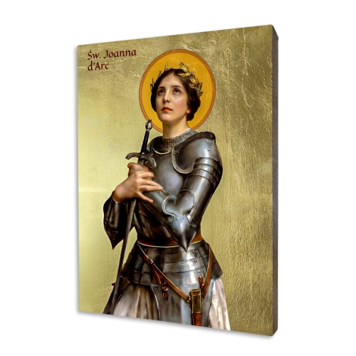 Ikona Święta Joanna d'Arc - Dziewica Orleańska - UR I-187 - Dewocjonalia P.H. Jakóbczak - Katolicki sklep liturgiczny i hurtownia