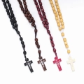 Różaniec - drewno - 10 mm - JS R847-0 - Dewocjonalia P.H. Jakóbczak - Katolicki sklep liturgiczny i hurtownia