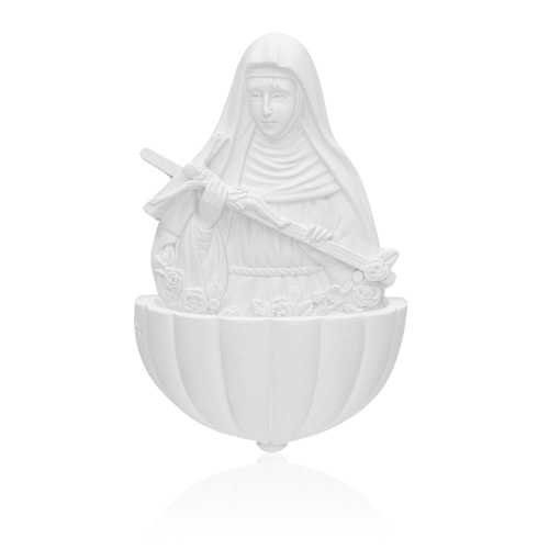 Kropielnica - Św. Rita - 13 cm  - JS HY72655A - Dewocjonalia P.H. Jakóbczak - Katolicki sklep liturgiczny i hurtownia