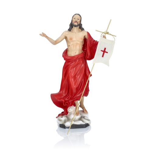 Figurka - Jezus Zmartwychwstały - 39 cm - Wielkanoc - JS JS02292-2B - Dewocjonalia P.H. Jakóbczak - Katolicki sklep liturgiczny i hurtownia