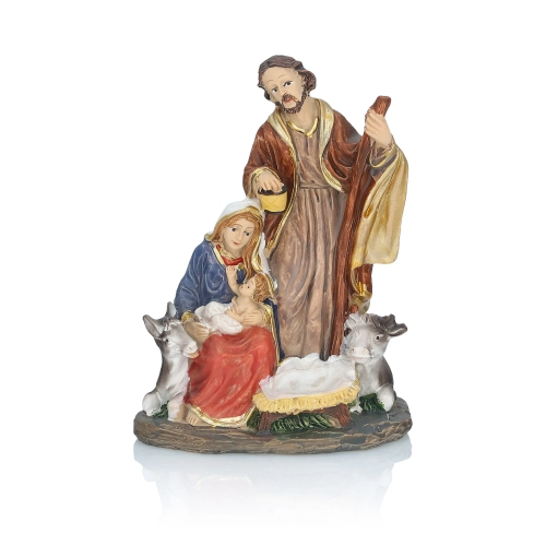 Szopka bożonarodzeniowa - Święta Rodzina - 12 cm - Classic - JS JS04518-1A - Dewocjonalia P.H. Jakóbczak - Katolicki sklep liturgiczny i hurtownia