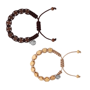 Bransoletka dziesiątka różańca - Św. Benedykt