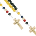 Różaniec - drewno - 8 mm - misyjny - JS R102 - Dewocjonalia P.H. Jakóbczak - Katolicki sklep liturgiczny i hurtownia