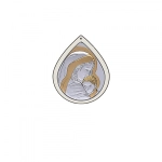 Obrazek Matka Boża z Dzieciątkiem - łezka (bez ozdób)