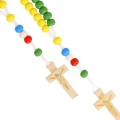 Różaniec - drewno - 8 mm - misyjny - JS R102 - Dewocjonalia P.H. Jakóbczak - Katolicki sklep liturgiczny i hurtownia