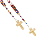 Różaniec - drewno - 4 mm - Lourdes - JS R476 - Dewocjonalia P.H. Jakóbczak - Katolicki sklep liturgiczny i hurtownia