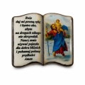 Drewniana Plakietka Samochodowa Święty Krzysztof - ROB PKM - Dewocjonalia P.H. Jakóbczak - Katolicki sklep liturgiczny i hurtownia