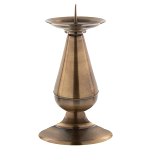 Lichtarz mosiężny L02 (22 cm) patynowany