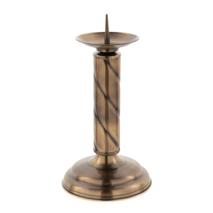Lichtarz mosiężny L19 (27 cm) patynowany