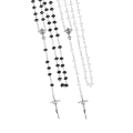Różaniec - Pierwsza Komunia Święta - 6 mm - plastik - pudełko - JS PR613K-0 - Dewocjonalia P.H. Jakóbczak - Katolicki sklep liturgiczny i hurtownia