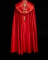 Kapa liturgiczna czerwona z haftem kielicha i IHS - KKP/006/02 - HAF KKP/006/02/20 - Dewocjonalia P.H. Jakóbczak - Katolicki sklep liturgiczny i hurtownia