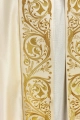 Kapa liturgiczna ecru z bogatym haftem IHS - KKP/009/05 - HAF KKP/009/05/20 - Dewocjonalia P.H. Jakóbczak - Katolicki sklep liturgiczny i hurtownia