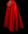 Kapa liturgiczna czerwona z haftem eucharystycznym - KKP/013/02 - HAF KKP/013/02/20 - Dewocjonalia P.H. Jakóbczak - Katolicki sklep liturgiczny i hurtownia