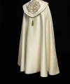 Kapa liturgiczna ecru z haftem monogramu PX - KKP/014/05 - HAF KKP/014/05/20 - Dewocjonalia P.H. Jakóbczak - Katolicki sklep liturgiczny i hurtownia