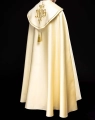 Kapa liturgiczna ecru z haftem IHS - KKP/023/05 - HAF KKP/023/05/20 - Dewocjonalia P.H. Jakóbczak - Katolicki sklep liturgiczny i hurtownia