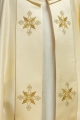 Kapa liturgiczna ecru z haftem IHS - KKP/023/05 - HAF KKP/023/05/20 - Dewocjonalia P.H. Jakóbczak - Katolicki sklep liturgiczny i hurtownia