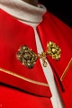 Kapa liturgiczna czerwona z haftem złotego krzyża - KKP/024/02 - HAF KKP/024/02/20 - Dewocjonalia P.H. Jakóbczak - Katolicki sklep liturgiczny i hurtownia