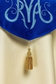 Kapa liturgiczna ecru z haftem maryjnym i ozdobnym panelem - KKP/127/05 - HAF KKP/127/05/20/PA - Dewocjonalia P.H. Jakóbczak - Katolicki sklep liturgiczny i hurtownia