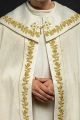Kapa liturgiczna ecru z haftem maryjnym - KKP/158/05 - HAF KKP/158/05/86 - Dewocjonalia P.H. Jakóbczak - Katolicki sklep liturgiczny i hurtownia