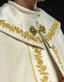 Kapa liturgiczna ecru z haftem maryjnym - KKP/158/05 - HAF KKP/158/05/86 - Dewocjonalia P.H. Jakóbczak - Katolicki sklep liturgiczny i hurtownia