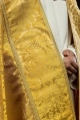 Kapa rzymska złota z tłoczonego żakardu - KKP/159/12 - HAF KKP/159/12/83 - Dewocjonalia P.H. Jakóbczak - Katolicki sklep liturgiczny i hurtownia