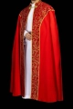 Kapa liturgiczna czerwona ze złotym ornamentem żakardowym - KKP/162/02 - HAF KKP/162/02/20 - Dewocjonalia P.H. Jakóbczak - Katolicki sklep liturgiczny i hurtownia