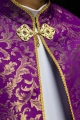 Kapa liturgiczna fioletowa ze złotym ornamentem żakardowym - KKP/162/03 - HAF KKP/162/03/20 - Dewocjonalia P.H. Jakóbczak - Katolicki sklep liturgiczny i hurtownia