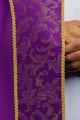 Kapa liturgiczna fioletowa ze złotym ornamentem żakardowym - KKP/162/03 - HAF KKP/162/03/20 - Dewocjonalia P.H. Jakóbczak - Katolicki sklep liturgiczny i hurtownia