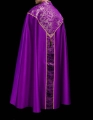 Kapa liturgiczna fioletowa ze złotym ornamentem żakardowym - KKP/162/03 - HAF KKP/162/03/20 - Dewocjonalia P.H. Jakóbczak - Katolicki sklep liturgiczny i hurtownia