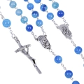 Różaniec - kamień naturalny - agat - 8 mm - JS R499-0 - Dewocjonalia P.H. Jakóbczak - Katolicki sklep liturgiczny i hurtownia