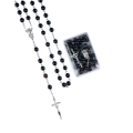 Różaniec - kamień naturalny - agat - 8 mm - JS R499-0 - Dewocjonalia P.H. Jakóbczak - Katolicki sklep liturgiczny i hurtownia