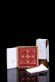 Komplet kielichowy aksamitny z haftowanym motywem kielicha eucharystycznego w kolorze czerwonym - KK/5001/C1 - HAF KK/5001/C1 - Dewocjonalia P.H. Jakóbczak - Katolicki sklep liturgiczny i hurtownia