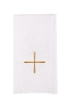 Komplet kielichowy aksamitny z haftowanym motywem liturgicznym w kolorze czerwonym - KK/5006/C1 - HAF KK/5006/C1 - Dewocjonalia P.H. Jakóbczak - Katolicki sklep liturgiczny i hurtownia
