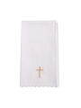 Komplet kielichowy bawełniany z haftowanym motywem IHS i winorośli w kolorze czerwonym - KK/173 - HAF KK/173 - Dewocjonalia P.H. Jakóbczak - Katolicki sklep liturgiczny i hurtownia