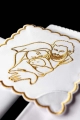 Komplet kielichowy bawełniany z haftowanym motywem kielicha eucharystycznego - KK/120 - HAF KK/120 - Dewocjonalia P.H. Jakóbczak - Katolicki sklep liturgiczny i hurtownia