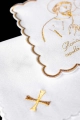 Komplet kielichowy bawełniany z haftowanym motywem kielicha eucharystycznego w kolorze złotym - KK/118 - HAF KK/118 - Dewocjonalia P.H. Jakóbczak - Katolicki sklep liturgiczny i hurtownia