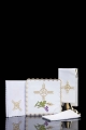 Komplet kielichowy bawełniany z haftowanym motywem IHS w kolorze czerwonym - KK/012 - HAF KK/012 - Dewocjonalia P.H. Jakóbczak - Katolicki sklep liturgiczny i hurtownia