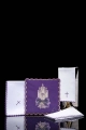 Komplet kielichowy bawełniany z haftowanym motywem kielicha eucharystycznego w kolorze czerwonym - KK/169 - HAF KK/169 - Dewocjonalia P.H. Jakóbczak - Katolicki sklep liturgiczny i hurtownia