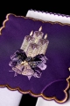 Komplet kielichowy bawełniany z haftowanym motywem kielicha eucharystycznego w kolorze czerwonym - KK/169 - HAF KK/169 - Dewocjonalia P.H. Jakóbczak - Katolicki sklep liturgiczny i hurtownia
