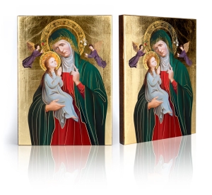 Ikona Religijna Święta Anna z Matką Bożą