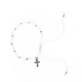 Bransoletka - dziesiątek różańca - Delicate - mix kolorów - JS BD010 - Dewocjonalia P.H. Jakóbczak - Katolicki sklep liturgiczny i hurtownia