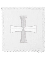 Komplet kielichowy lniany z haftowanym motywem kielicha i krzyża - KKL/010 - HAF KKL/010 - Dewocjonalia P.H. Jakóbczak - Katolicki sklep liturgiczny i hurtownia