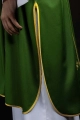 Dalmatyka liturgiczna zielona z ozdobnymi pasami i haftem złotego krzyża - KDL/285/01/53/B - HAF KDL/285/01/53/B - Dewocjonalia P.H. Jakóbczak - Katolicki sklep liturgiczny i hurtownia
