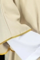 Dalmatyka liturgiczna ecru z haftem złotego krzyża - KDL/393/05/70/D - HAF KDL/393/05/70/D - Dewocjonalia P.H. Jakóbczak - Katolicki sklep liturgiczny i hurtownia