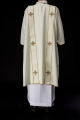 Dalmatyka liturgiczna ecru z dekoracyjnym haftem - KDL/284/05/81/B - HAF KDL/284/05/81/B - Dewocjonalia P.H. Jakóbczak - Katolicki sklep liturgiczny i hurtownia