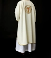 Dalmatyka liturgiczna ecru z motywem Serca Pana Jezusa i kielicha eucharystycznego - KDL/118/05/01/D - HAF KDL/118/05/01/D - Dewocjonalia P.H. Jakóbczak - Katolicki sklep liturgiczny i hurtownia